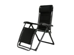 Travellife Barletta Stoel Relax Zwart -Buiten Kamperen Promotie 10 3 travellife barletta stoel relax zwart 2127380