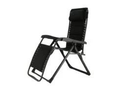 Travellife Barletta Stoel Relax Zwart -Buiten Kamperen Promotie 10 4 travellife barletta stoel relax zwart 2127380