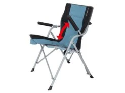 Eurotrail Vouwstoel Arras Staal Blauw-zwart -Buiten Kamperen Promotie 101 2 eurotrail vouwstoel arras staal etcf1431 4201