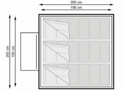 Eurotrail Koepeltent Trail Polyester -Buiten Kamperen Promotie 12 2 eurotrail koepeltent trail polyester ette0001 0201