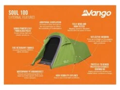 Vango Experience Tent Soul 100 -Buiten Kamperen Promotie 12 2 vango experience tent soul 100 eigenschapen buitenkant tersoult15077