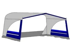 Te Velde Luifel Regenboog 240 Cm Blauw