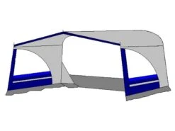 Te Velde Luifel Regenboog 240 Cm Blauw -Buiten Kamperen Promotie 2 1 tevelde luifel regenboog rechts blauw 1