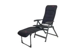 Crespo Voetenbank Rp-215 Air-deluxe Zwart Kleur 80 -Buiten Kamperen Promotie 24 2 crespo voetenbank rp 215 air de luxe kleur 80 zwart