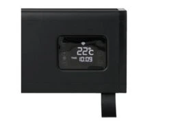 Eurom Alutherm Baseboard 1500 Black Elektrische Convector Kachel -Buiten Kamperen Promotie 24 4 eurom alutherm baseboard 1500 black elektrische convector kachel display aan 361193