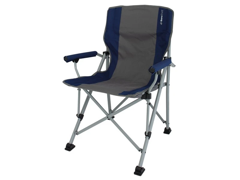 Eurotrail Vouwstoel Bolzano Grijs-Marine 3 Eurotrail Vouwstoel Bolzano Grijs-Marine