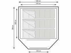 Eurotrail Pop-up Tent Spring 3 -Buiten Kamperen Promotie 3 3 eurotrail pop up tent spring 3 ette0454 6301