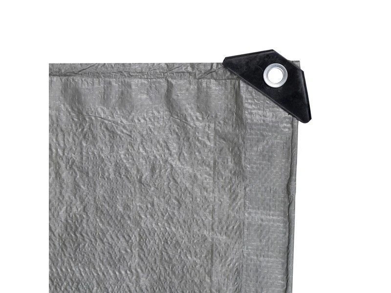 Bo Camp Pe Grond En Afdekzeil Grijs 4 Bo Camp Pe Grond En Afdekzeil Grijs - Afbeelding 2