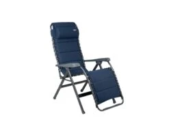 Crespo Kampeer Relaxstoel Ap-232 Air-deluxe Blauw Kleur 84