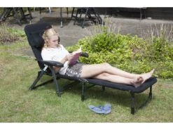 Crespo Zit Ligstoel Ap-233 Air-deluxe Zwart Kleur 80 -Buiten Kamperen Promotie 43 5 crespo zit ligstoel ap 233 air de luxe kleur 80 zwart