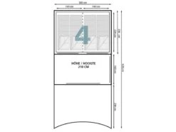 Eurotrail Opblaastent Georgia BTC Air -Buiten Kamperen Promotie 58 3 eurotrail opblaastent georgia btc air plattegrond ette1136 2701