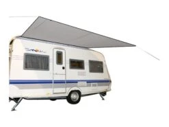 Bo-Camp Caravanluifel Travel M Grijs -Buiten Kamperen Promotie 61 2 bo camp caravanluifel travel m grijs 4471550
