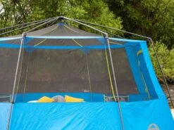 Coleman Familie Tent Octagon Blue-lime -Buiten Kamperen Promotie 64 5 coleman familie tent octagon blue lime 2000035750