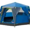 Coleman Familie Tent Octago Blue-lime -Buiten Kamperen Promotie 65 0 coleman familie tent octago blue lime 2000035194