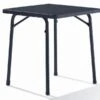 Sieger (camping) Tafel 70 X 70 Cm D.grijs Leisteen Decor. -Buiten Kamperen Promotie sieger campingtafel 70x70 d grijs leisteen decor 211 g6