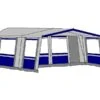 Hele Luifel Voor Voortent Aanritsbaar De Vaart Lux Serie Blauw. -Buiten Kamperen Promotie te velde voortenten hele luifel aanritsbaar voor voortent de vaart lux links blauw19