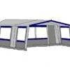Hele Luifel Voor Voortent Aanritsbaar De Vaart Standaard Serie -Buiten Kamperen Promotie te velde voortenten hele luifel aanritsbaar voor voortent de vaart standaard links blauw6